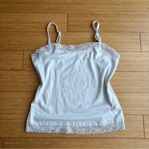 Vintage Ann Taylor y2k white lace camisole petite
